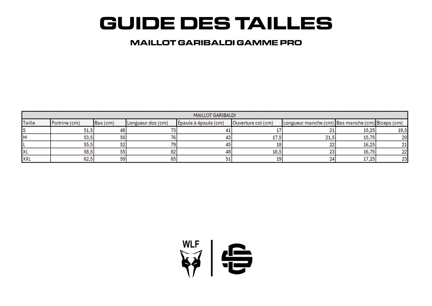 Maillot GARIBALDI (GAMME PRO)